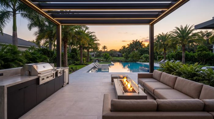Outdoor Living & Fire Pit